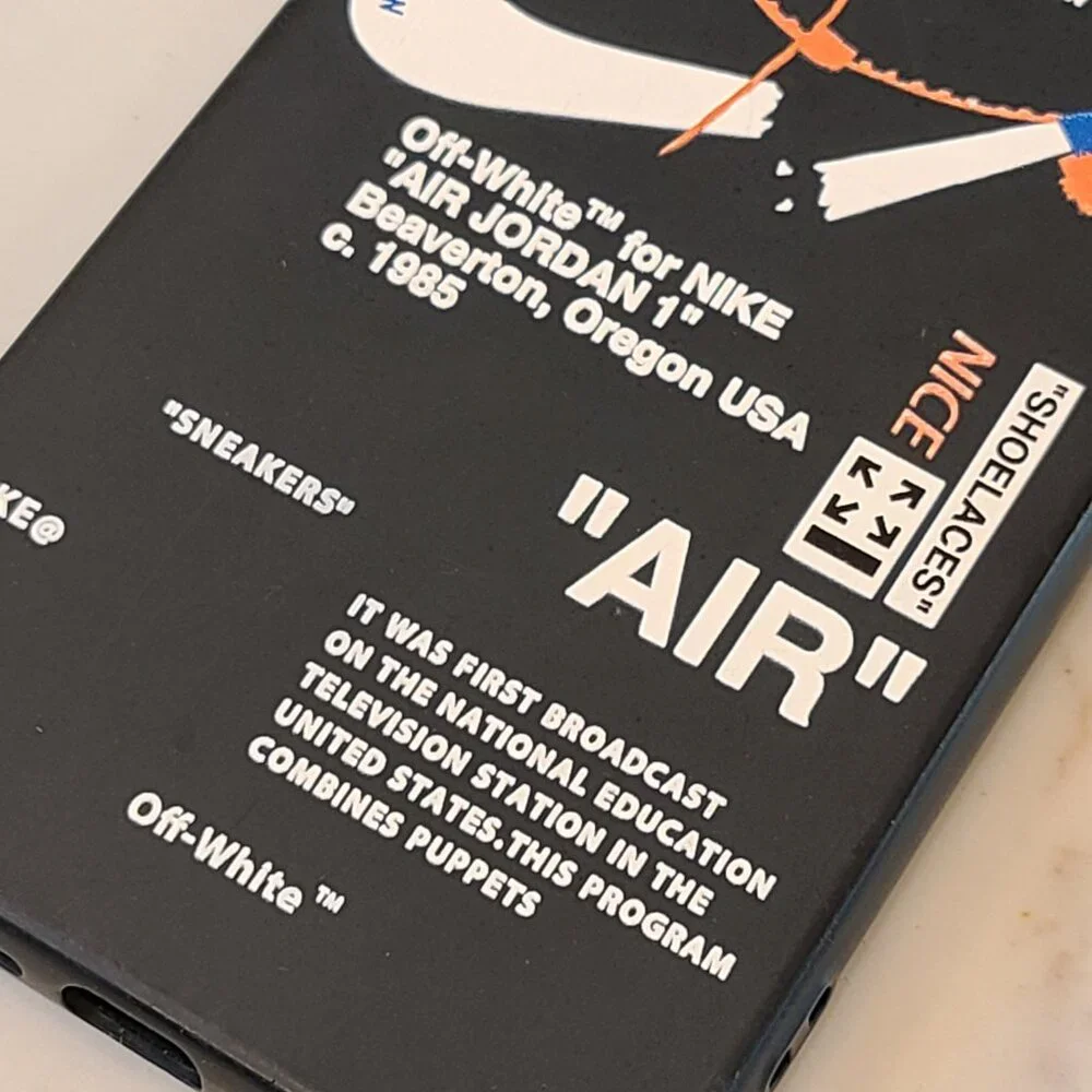 Nike Air Off-White Iphone 11 Pro Phone Case Black